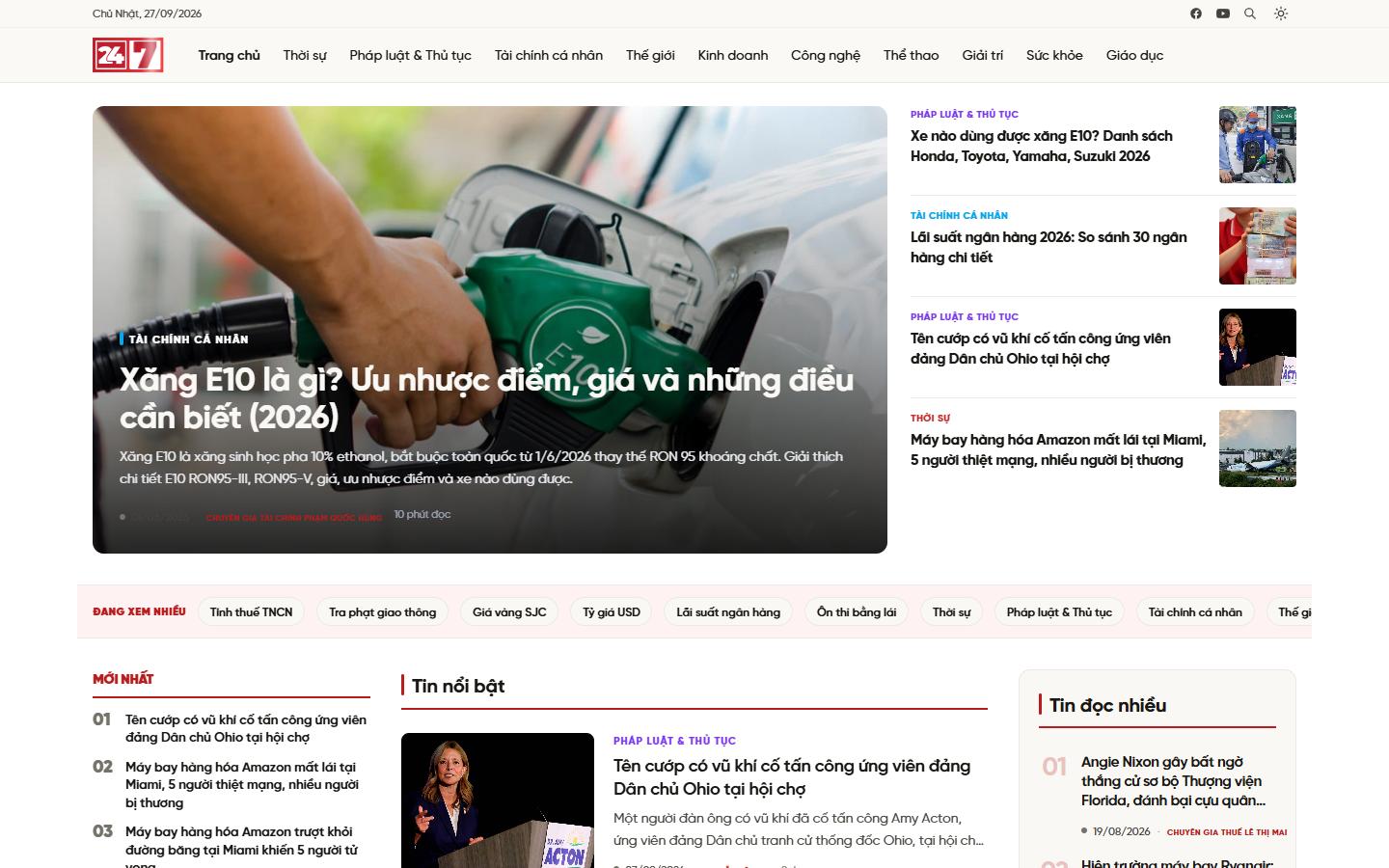 VN247 home page (vn247.vn)